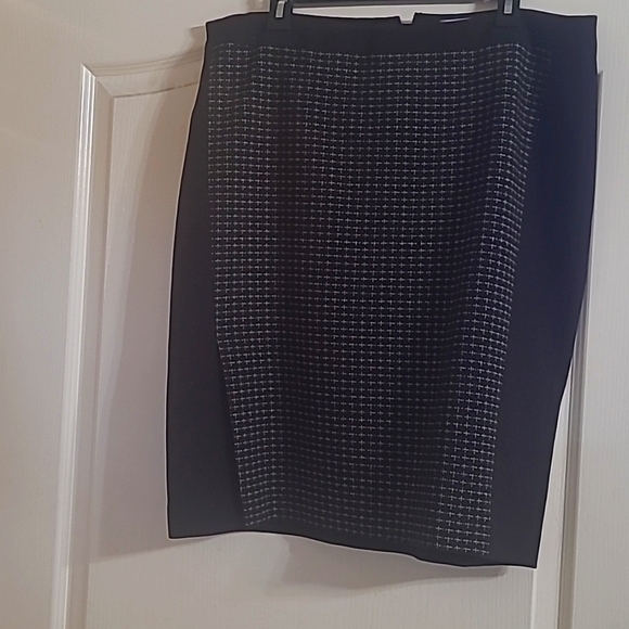 Pencil black and white skirt by classiques entier - Picture 1 of 5